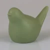 Dekofigur "Vogel" in Khaki - (B)12 x (H)9 cm