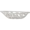 Dekoschale ''Foligno'' in Weiß - (B)27 x (H)6 x (T)14 cm