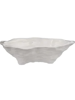 Deko-Schale OYSTER in Weiß