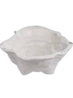 Deko-Schale OYSTER in Weiß