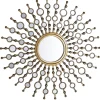 Dekospiegel BLOIS in Gold - (W) 70 x (H) 70 x (L) 3 cm