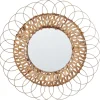 Dekospiegel PAMOL in Braun/Beige - (W) 67 x (H) 67 x (L) 2 cm