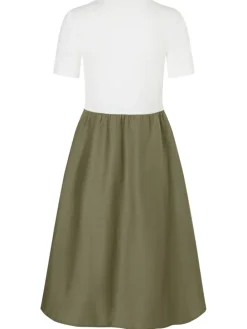 Deux- Piece Kleid in tundra olive
