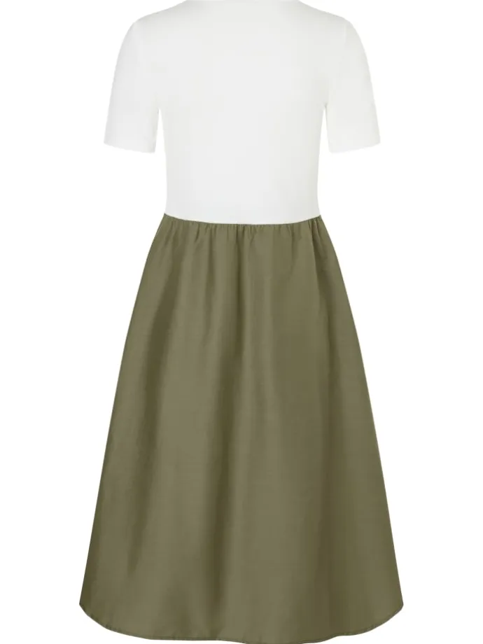 Deux- Piece Kleid in tundra olive