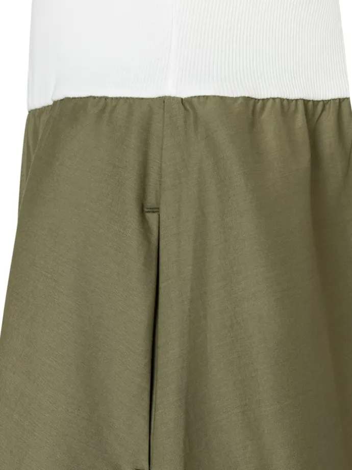 Deux- Piece Kleid in tundra olive