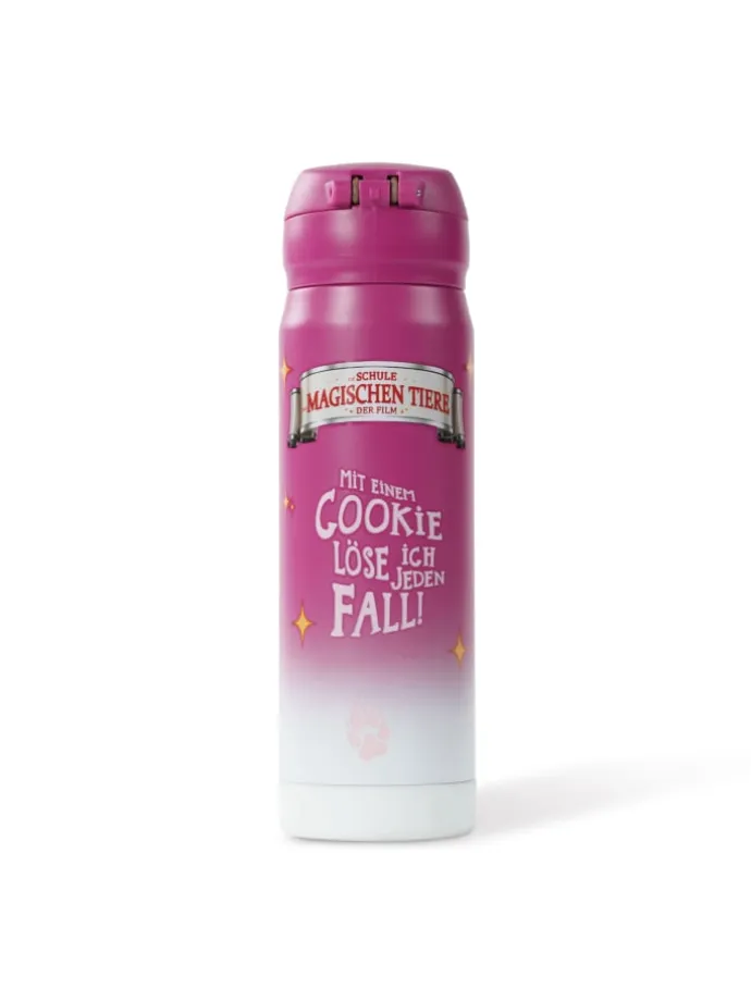 Die Schule der Magischen Tiere Trinkflasche | 380 ml in Beerenrot | Rabbat