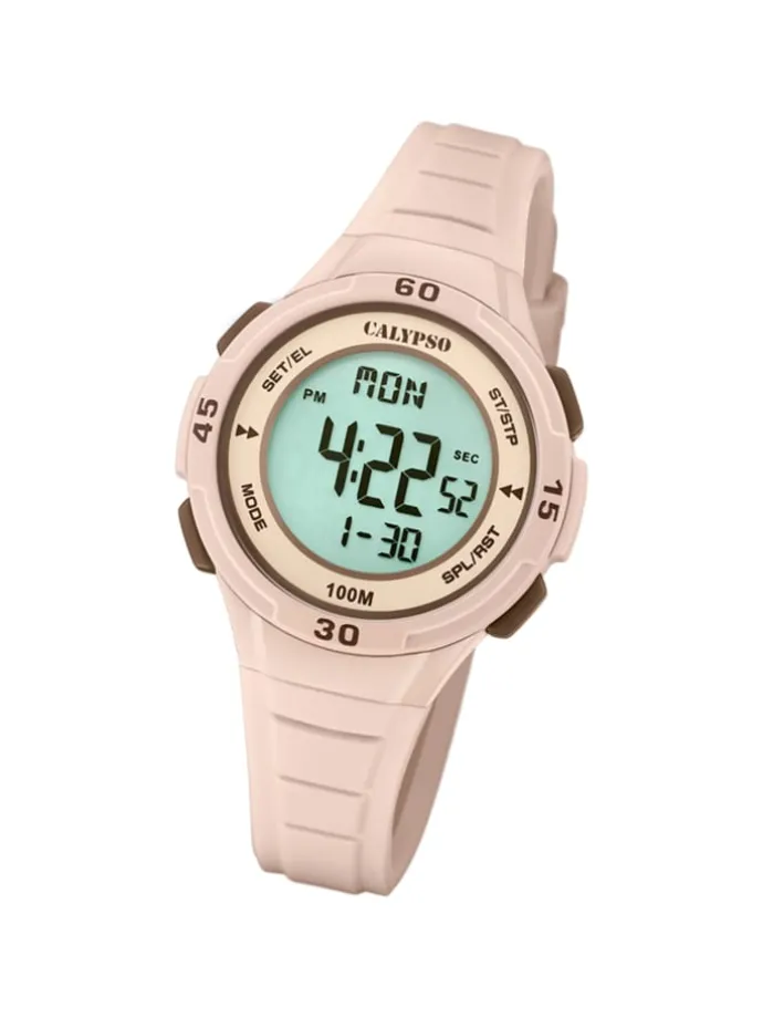 Digital-Armbanduhr Calypso Junior rosa mittel (ca. 35mm)