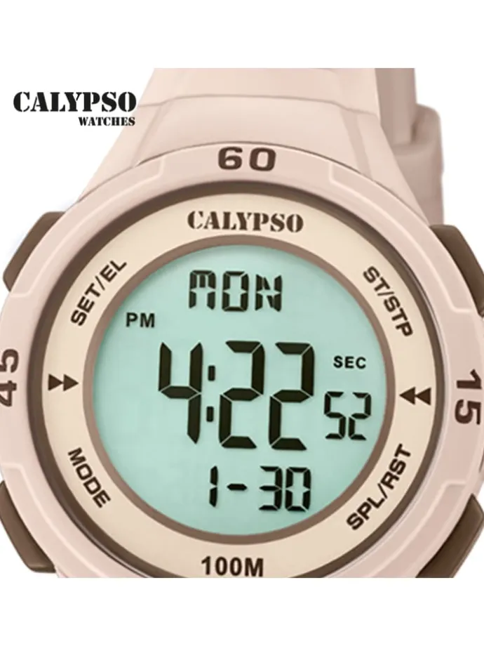 Digital-Armbanduhr Calypso Junior rosa mittel (ca. 35mm)