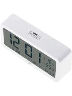 Digitaler Wecker in Weiß