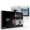 Digitales Duschsystem ''Aquadot'' in Schwarz/ Chrom