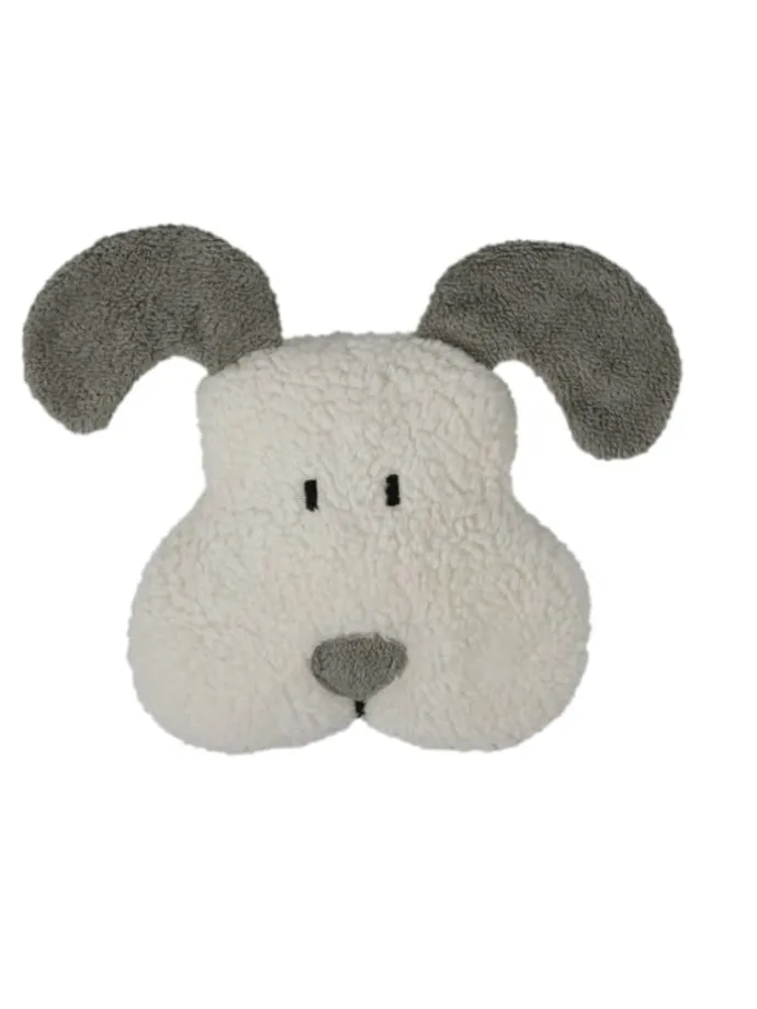 Dinkel-Bio-Wärmekissen, Hund, GOTS, Made in Germany, Größe ca. 20 x 20 cm