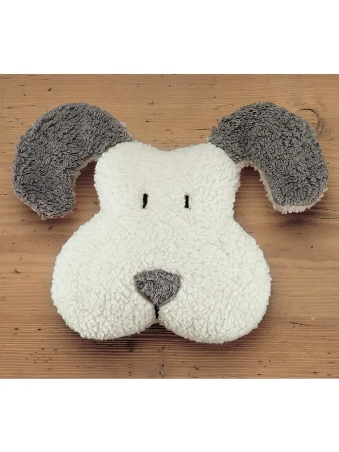 Dinkel-Bio-Wärmekissen, Hund, GOTS, Made in Germany, Größe ca. 20 x 20 cm