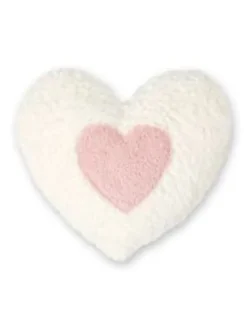 Dinkel-Bio-Wärmekissen, rosa Herz, GOTS, Made in Germany, Größe ca. 23x22 cm