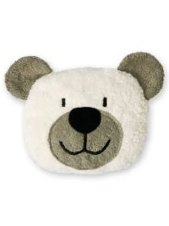 Dinkel-Bio-Wärmekissen, Teddy, GOTS, Made in Germany, Größe ca. 20 x 20 cm