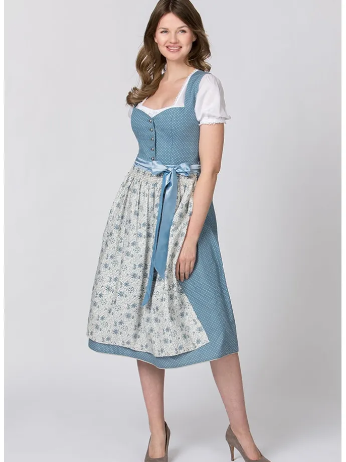 Dirndl ''Edonita'' in Hellblau