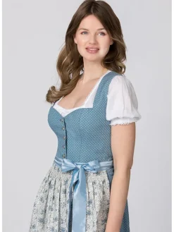 Dirndl ''Edonita'' in Hellblau
