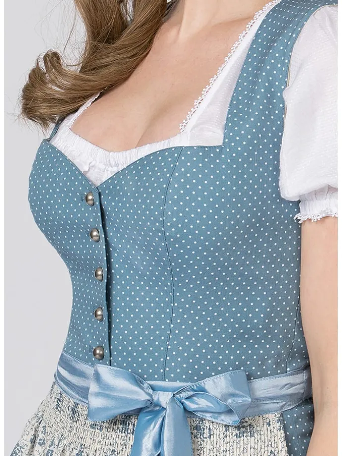 Dirndl ''Edonita'' in Hellblau