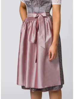 Dirndl ''Emma'' in Grau/ Rosa