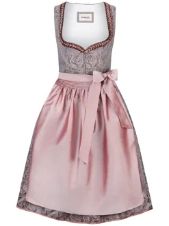 Dirndl ''Emma'' in Grau/ Rosa