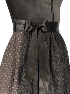 Dirndl in Anthrazit/ Taupe