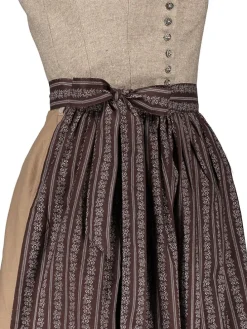 Dirndl in Beige/ Braun