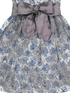 Dirndl in Blau/ Weiß