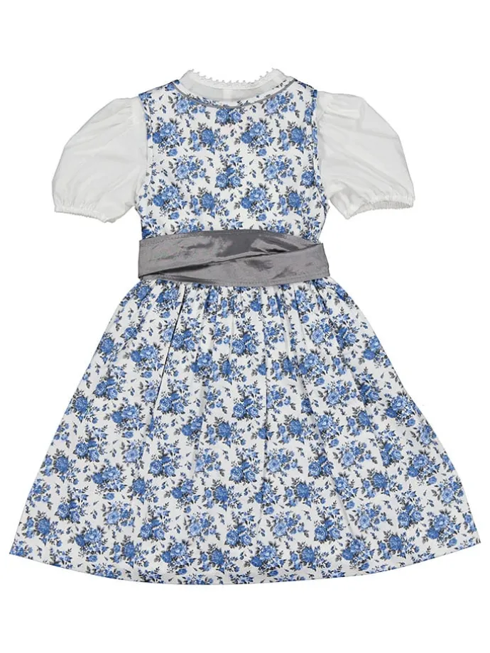 Dirndl in Blau/ Weiß