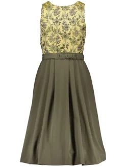Dirndl in Gelb/ Grün/ Braun