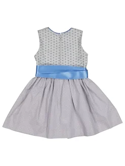 Dirndl in Grau/ Blau