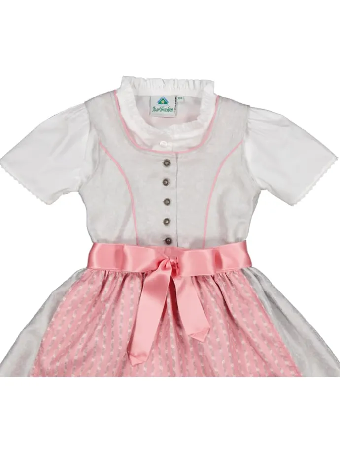 Dirndl in Grau/ Rosa