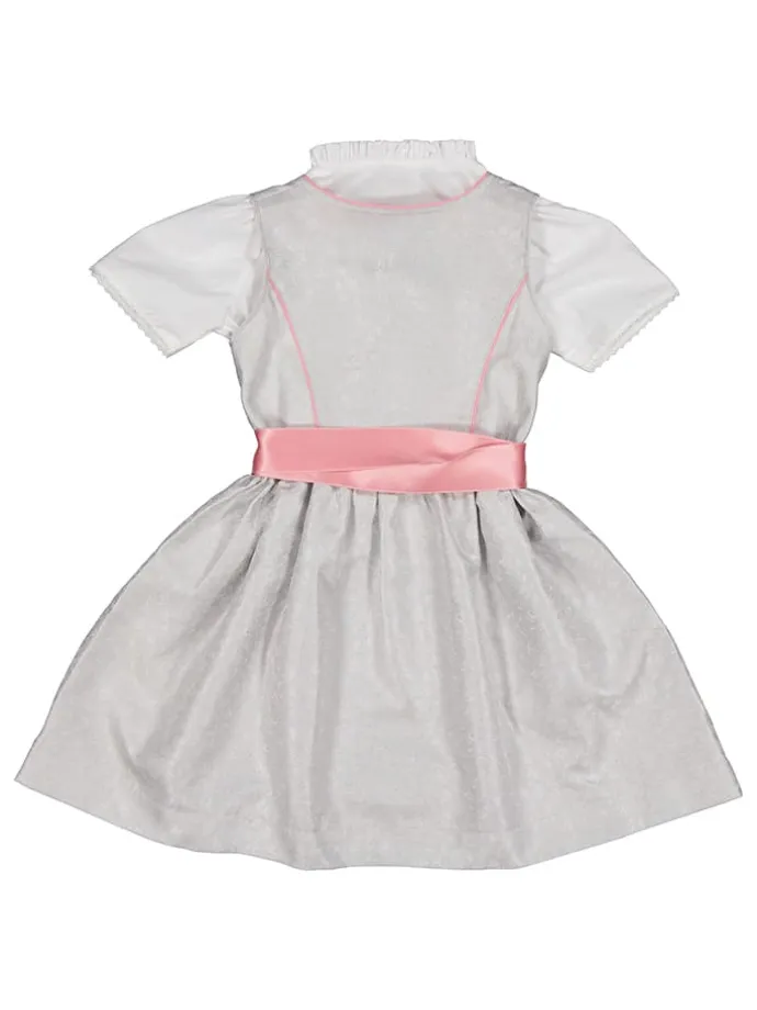 Dirndl in Grau/ Rosa