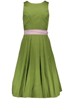Dirndl in Grün/ Beige