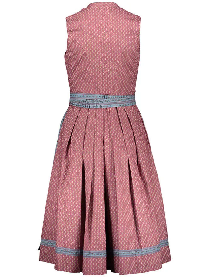 Dirndl in Hellblau/ Altrosa