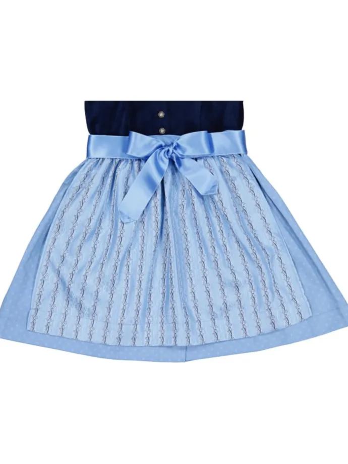 Dirndl in Hellblau/ Dunkelblau