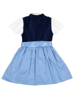Dirndl in Hellblau/ Dunkelblau