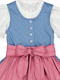 Dirndl in Hellblau/ Pink
