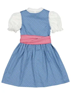 Dirndl in Hellblau/ Pink