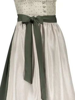 Dirndl in Oliv/ Beige