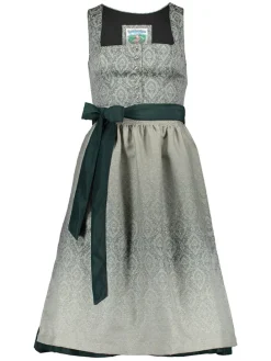 Dirndl in Petrol/ Hellgrau