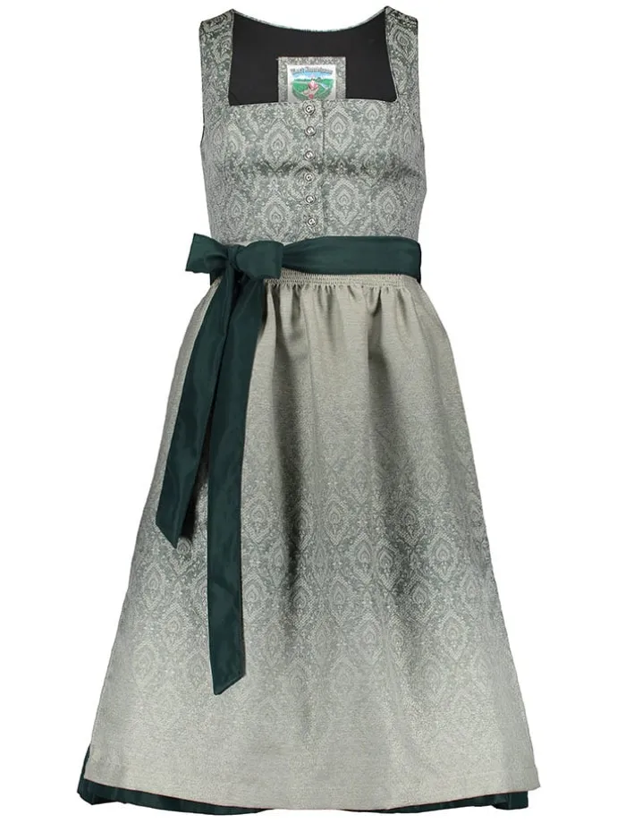 Dirndl in Petrol/ Hellgrau