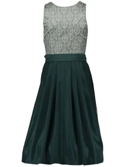 Dirndl in Petrol/ Hellgrau