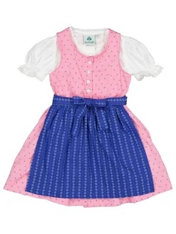 Dirndl in Rosa/ Blau