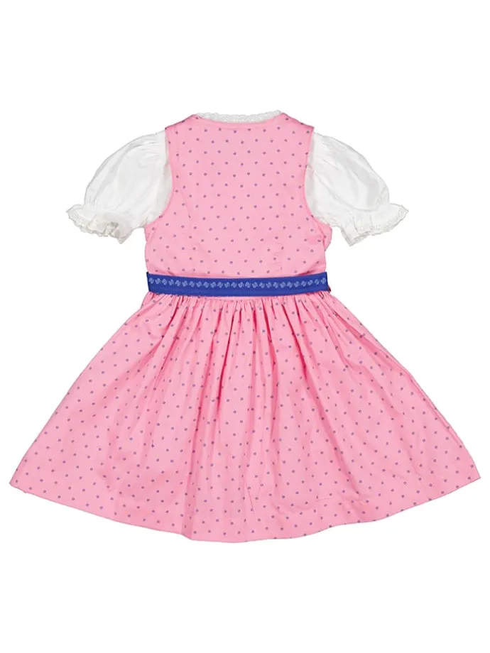 Dirndl in Rosa/ Blau