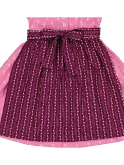 Dirndl in Rosa/ Bordeaux