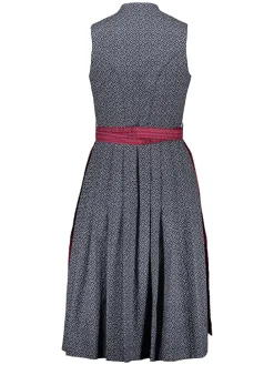 Dirndl  in Rot/ Anthrazit