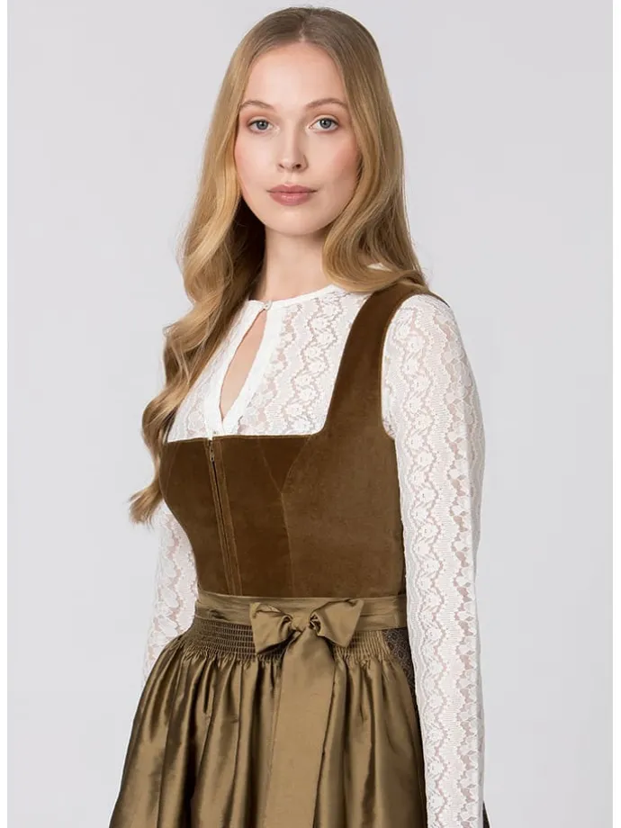 Dirndl ''Isola'' in Oliv