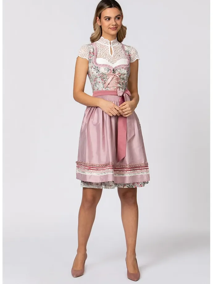 Dirndl "Jolie" in Mint/ Rosa