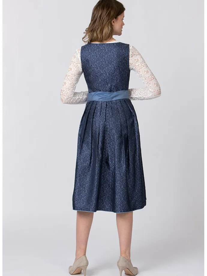 Dirndl "Leonora" in Dunkelblau