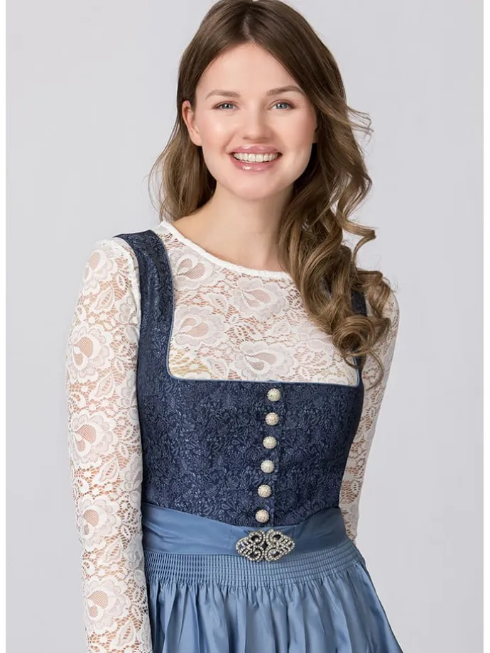 Dirndl "Leonora" in Dunkelblau