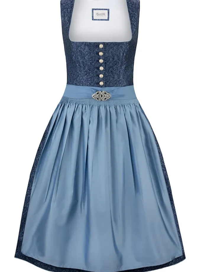 Dirndl "Leonora" in Dunkelblau